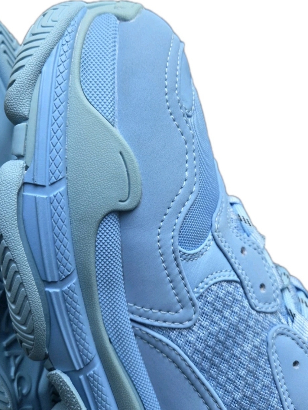 Balenciaga Light Blue Triple S LowTop Sneakers EU 46 / US Size 13 - Picture 8 of 15